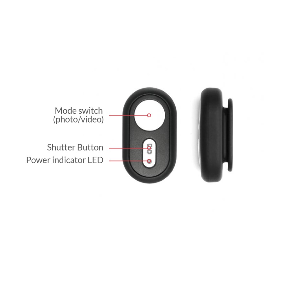 YI Selfie Stick and Bluetooth Remoter For YI Action Camera Sports Mini Camera Smart Cellphones YI selfie tyčka tyč dálková spoušť xiaomimarket istage černá nejlevnější